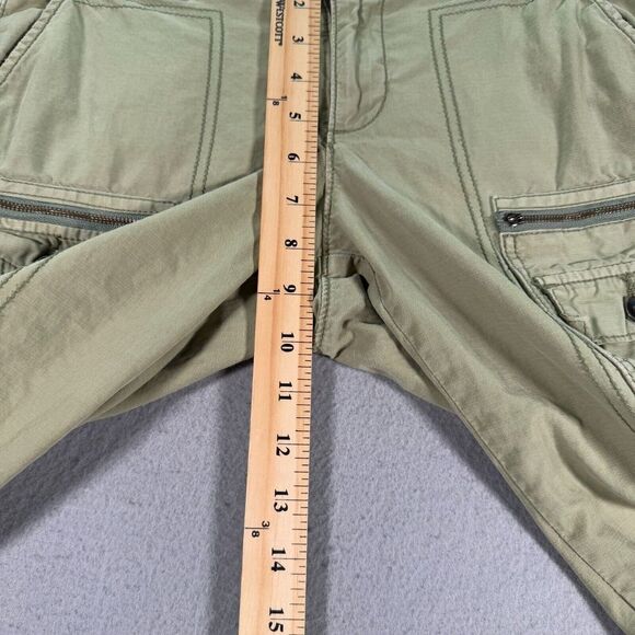 Anthropologie Hei Hei Cargo Pants Womens‎ 28 Yellow Green Slim Straight Set Of 2 - Picture 10 of 16